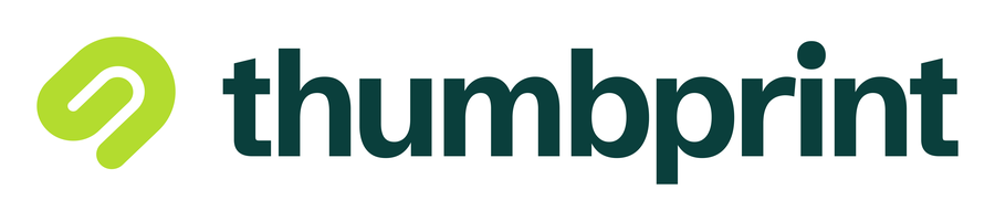 Thumbprint logo